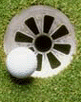 Klik p golfbolden for at komme i hul